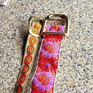 2 vintage women's belts